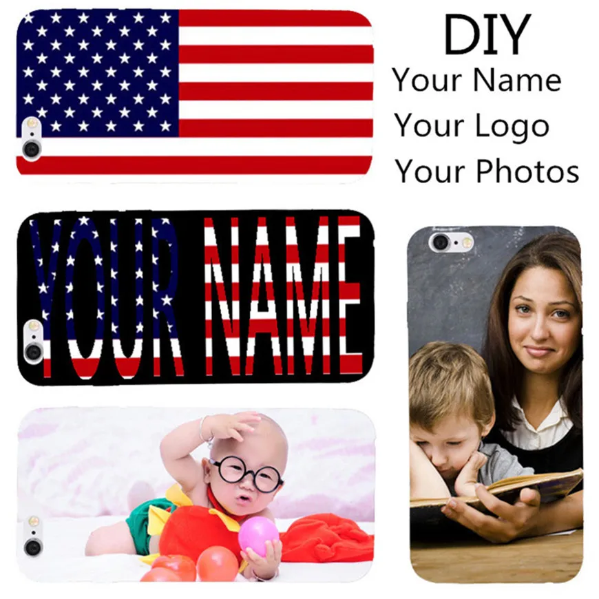 Goedkoop OEM DIY Aangepaste Telefoon Coque Voor Meizu U10 U20 M5 M3 M2 Note Mini Meizu Pro 5 6 Case Hard PC Cover Personlized Naam foto
