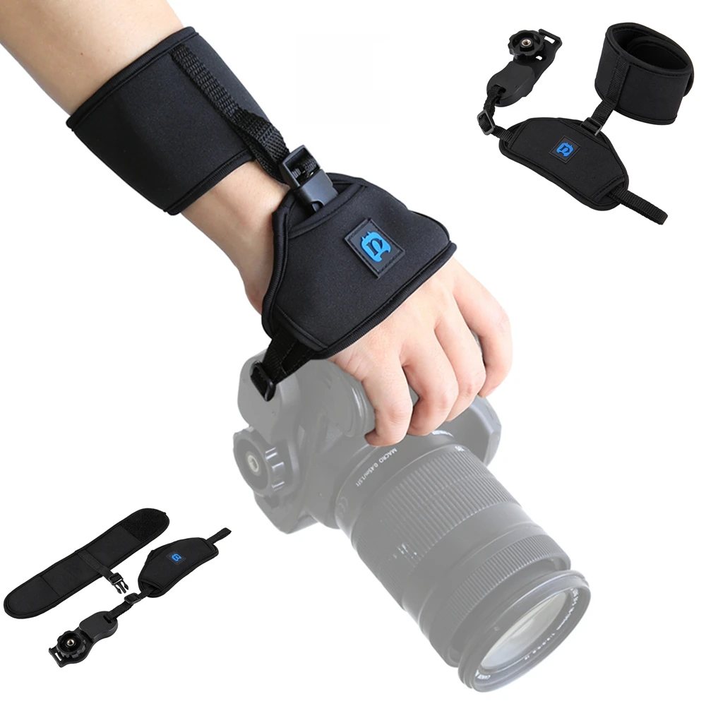 Soft Neoprene Camera Hand Grip Wrist Strap For Canon Nikon Sony DSLR w