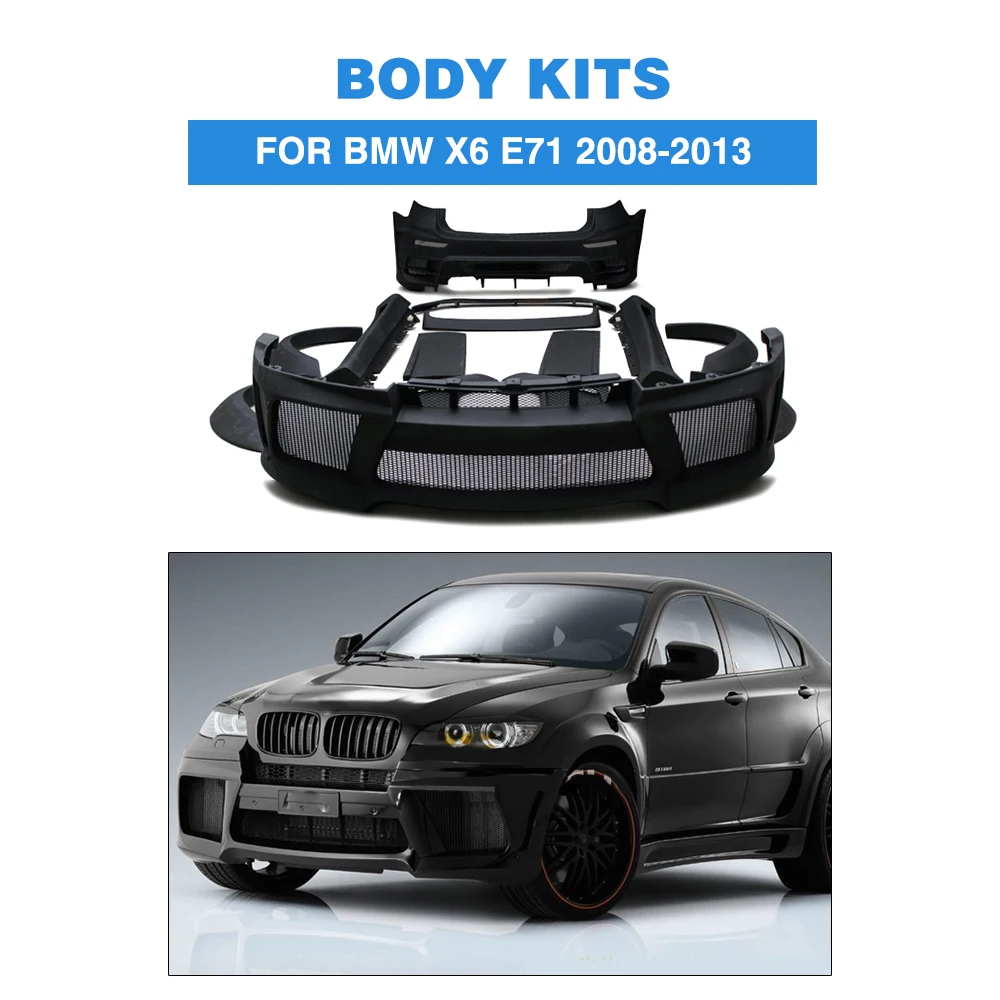FRP Black Primer Car Accessories Body Kits for BMW E71 X6 xDrive 35i