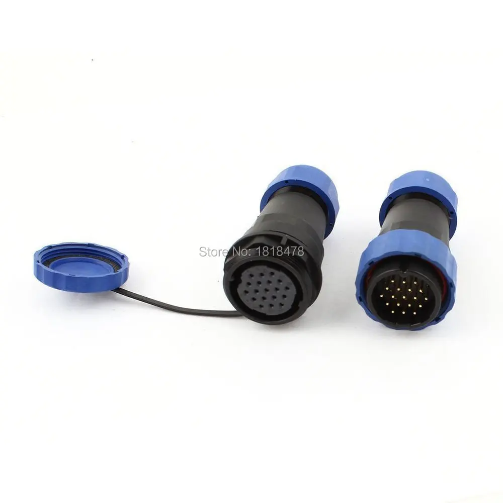 

Waterproof Cable Wire Docking Plastic Aviation Connector SD28 28mm 19 Pin 19P IP68