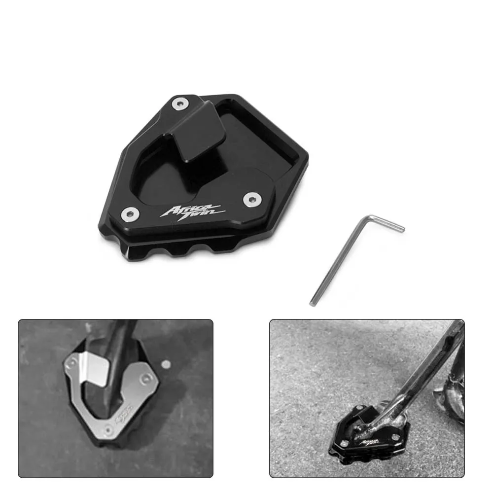 

CRF 1000L Motorcycle Kickstand Foot Plate Side Stand Extension Pad Enlarge Extension For Honda CRF1000L Africa Twin 2016 2017