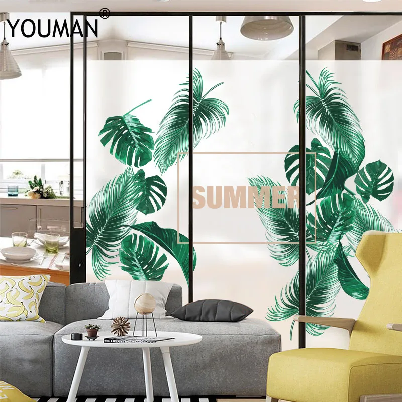 

Stickers Film On Glass Self-Adhesive Window Film Window Sticker Glass Film Paper Adhesive Decoration Glass Sticker Opaque Flower