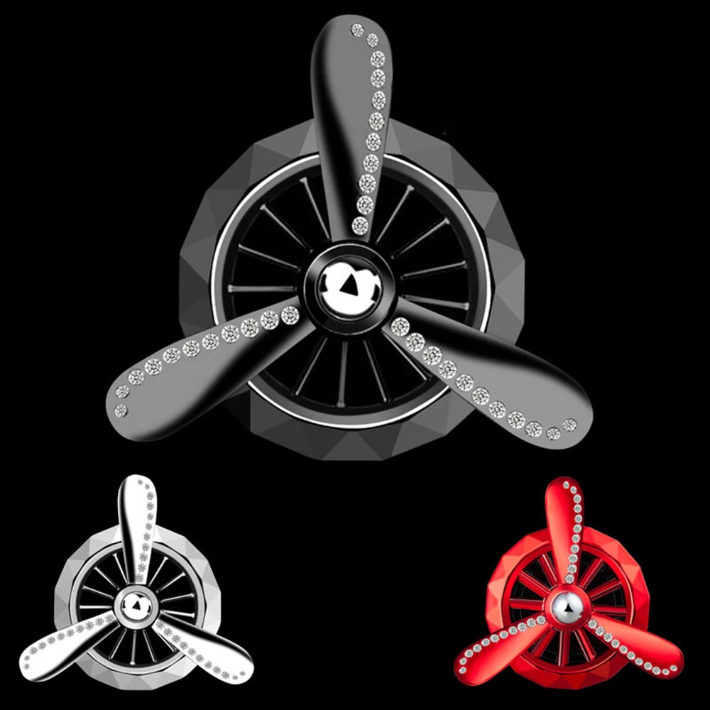 

Car Ornaments Perfume Diffuser Air Force 3 Propeller Shape Air Freshener Vent Clip Decor Automobile Air freshener Fragrance Gift