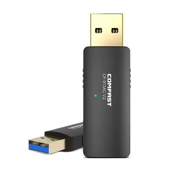 

Wireless USB Adapter 1200M Dual Band High Power Gigabit WiFi Network Card