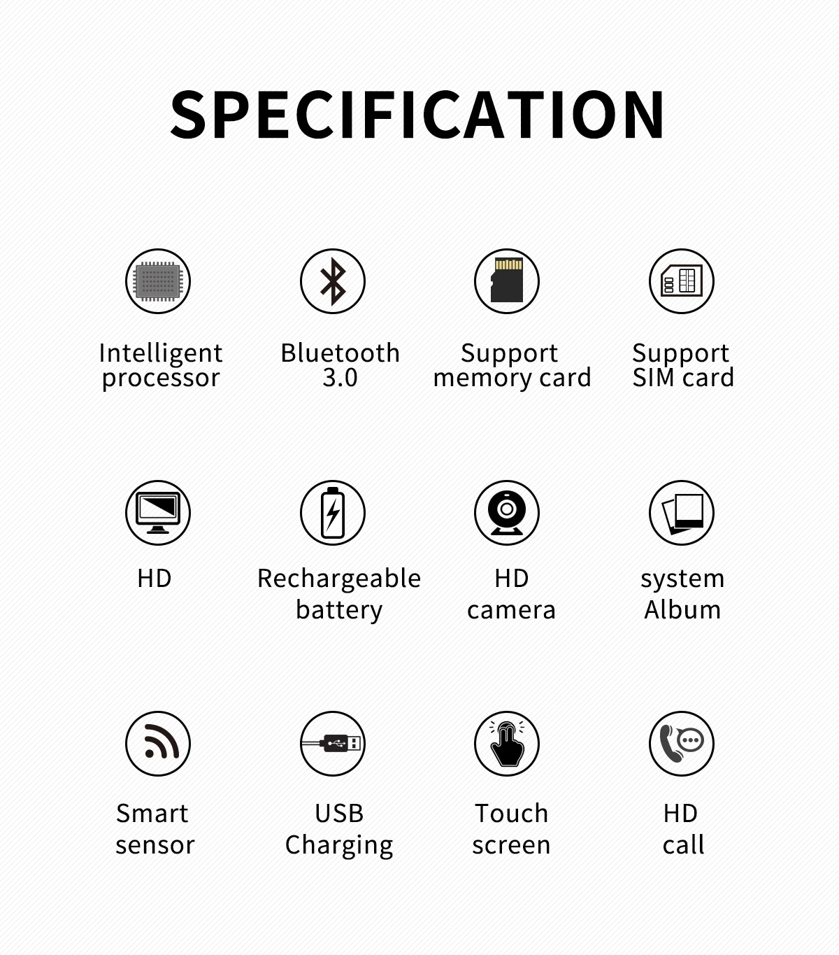 Полностью круглые умные часы с сенсорным экраном SN80 мужские IP68 Водонепроницаемые 3D UI погодные фитнес-трекер для измерения сердечного ритма длинные часы в режиме ожидания