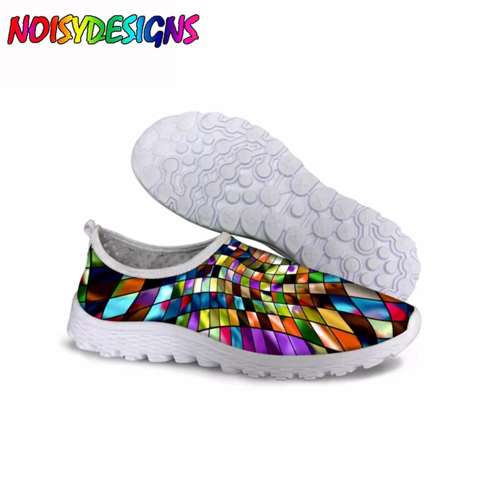 

women shoes Beautiful bright inkjet spring fashion printed ultra ladies shoefor girl3D summer air mesh gym sneakerhiking running
