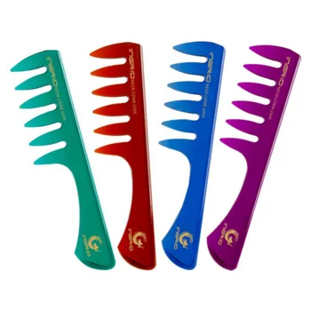 

Handle Grip Large Tooth Detangling Curly Hair Comb Back Head Styling Beard Oil Comb Men Hairdressing Hairbrush