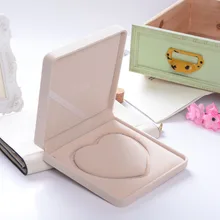 100 шт./лот высококачественное бархатное Персиковое жемчужное ожерелье в коробке, шкатулка для украшений, цветная Свадебная шкатулка для украшений