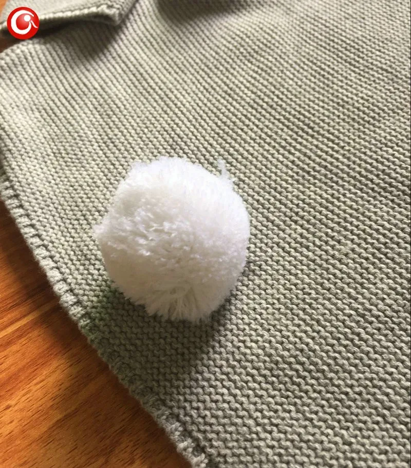 Autumn Crocheted Knitting 3D Rabbit Pattern Baby Girls Cardigan Children Toddler Boys Cotton Sweater Kids Warm Jumper 1-5Y (2)
