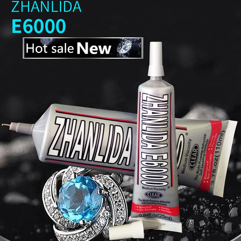 ZHANLIDA E6000 110ml Super Liquid Multipurpose Industrial Adhesive ...