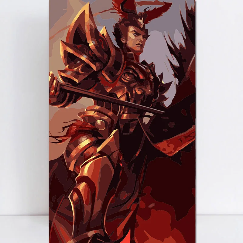 The glory of the king картины нарисованные красками по номерам на холсте с рамкой нумерации краски по номерам наборы акрил