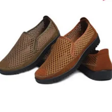 Mens Simple Cheap Cloth Mesh breathable Round toe Spring flat with man casual shoes Driving Traving summer style Plus size(7-16)