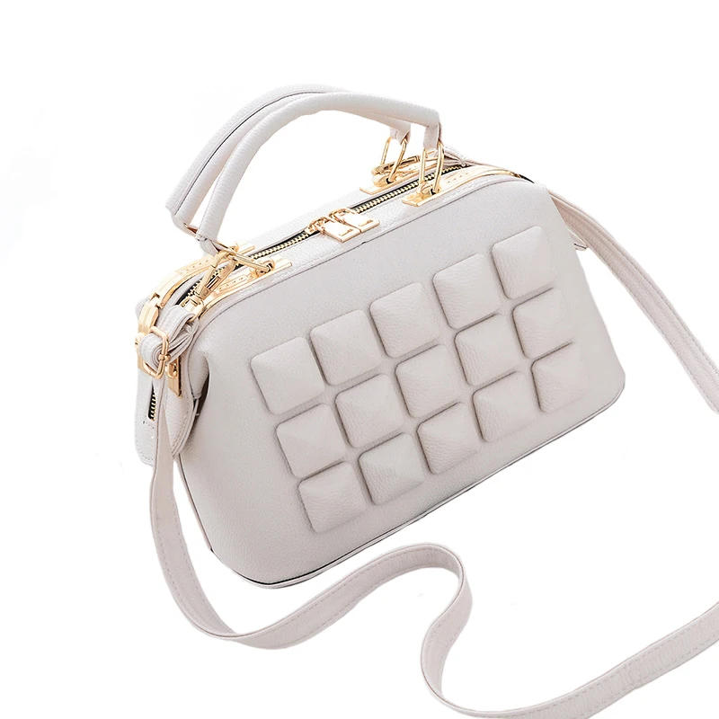 Women Boston Messenger Bag PU Leather Luxury Handbags Female Bags Designer Evening Party Shoulder Bags Casual Bolsa Tote SS0321 (8)