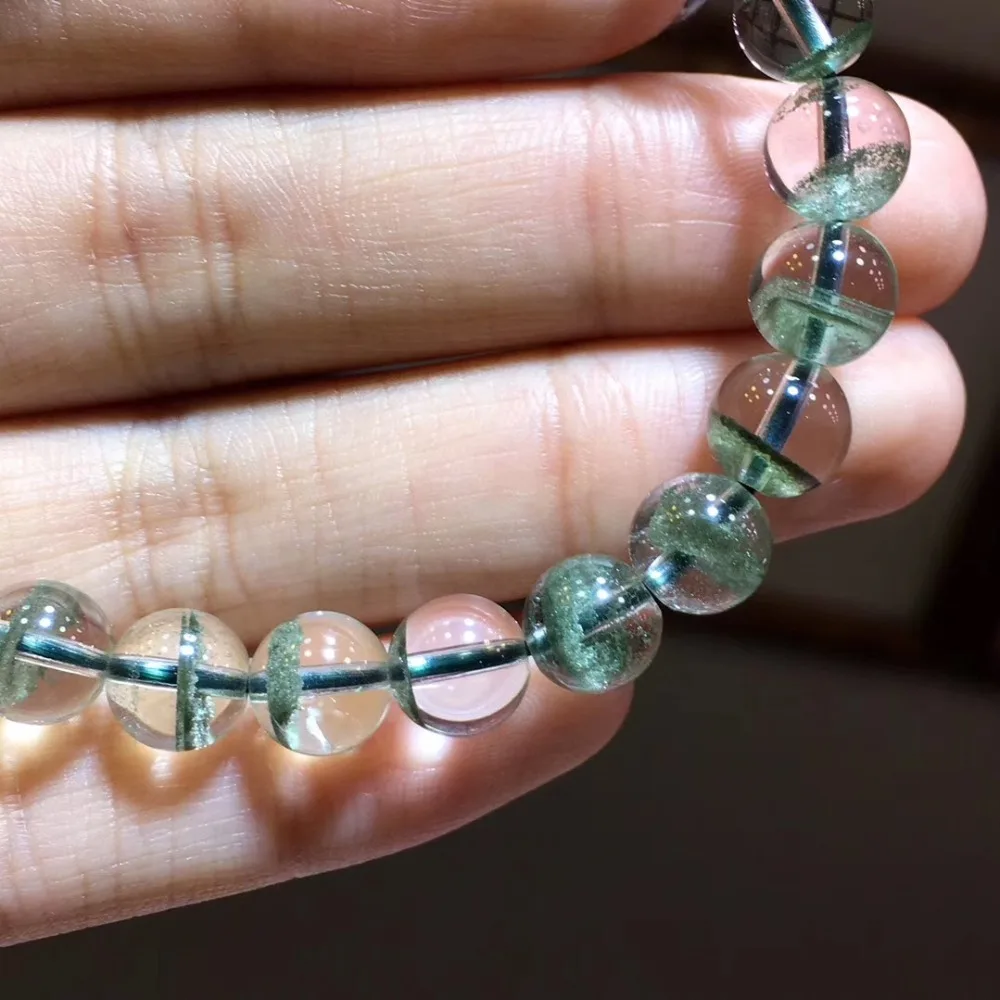 Natural Green Phantom Quartz Bracelet (3)