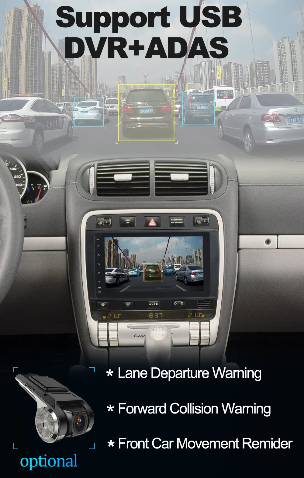 Best Owtosin Car Radio Multimedia Video Player Navigation GPS Android 9.0 For Porsche Cayenne 2003-2010 Car 4GB RAM 32GB ROM 8