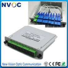 1x8 LGX коробка кассета карты вставки SC/APC PLC сплиттер модуль, 1:8 8 портов волоконно-оптический PLC СПЛИТТЕР LGX коробка