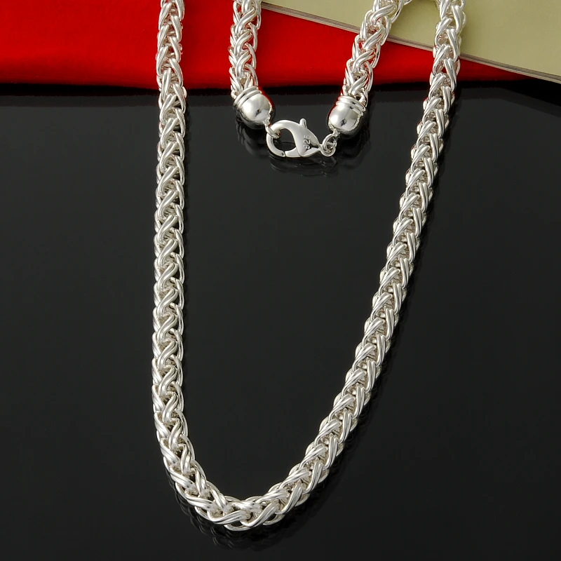 Модные украшения, 925 серебряное ожерелье, HN 1933