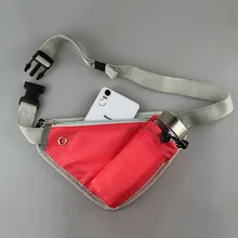 Регулируемая треугольная Беговая сумка для воды, спортивная сумка на пояс, походная велосипедная Беговая сумка, поясная сумка для бутылки с водой