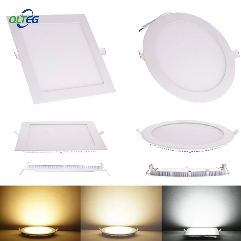 Led panel light square warm white 12w Clearance