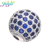 Juya DIY 8mm 10mm 12mm 14mm Birthstone Metal Disco Ball Beads Supplies For Natural Stones Beadwork Bracelet Necklace Making ► Photo 2/6