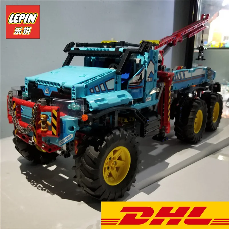 

20056 1912PCS Technic Series The Ultimate All Terrain 6X6 Remote Control Truck Set Building Blocks Bricks Toys Car 42070