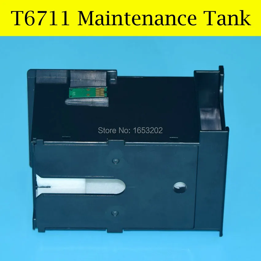 

1 Piece Maintenance Tank Box For Epson T6711 6711 Waste Ink Tank
