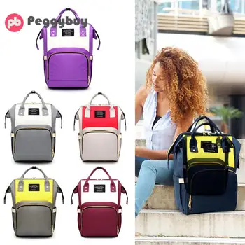 

New Arrival Mommy Diaper Bag Large Capacity Baby Nappy Bag Designer Nursing Bag Fashion Travel Backpack Baby Care Bag for Mother