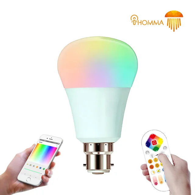 Ihomma B22 Smart Led Light Bulb Rgbw Bluetooth 4 0 Control Ir Ihomma B22 Smart Led Light Bulb Rgbw Bluetooth 4 0 Control Ir Remote Dimmable Color Change 110v 240v 7w 10w Lamp