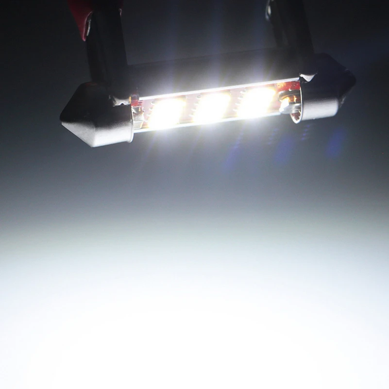2 шт. Canbus без ошибок 36 мм C5W гирлянда светодиодный лампы автомобиля светодиодный номерной знак света лампы для Ford Mondeo MK1 MK2 MK3