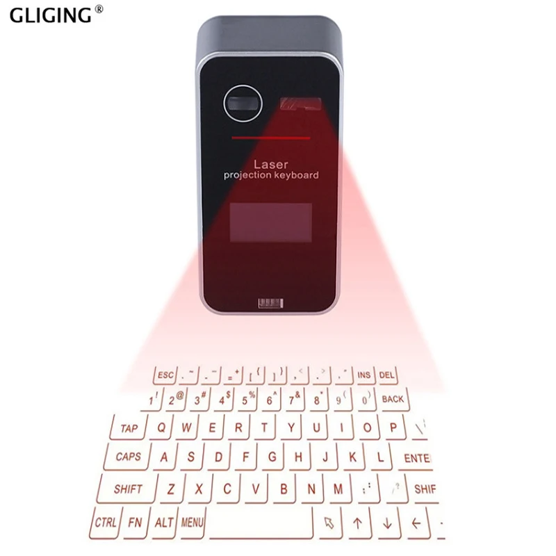 

Full-size laser projection virtual keyboard wireless Bluetooth connection keyboard for Windows Android IOS mobile phone/computer