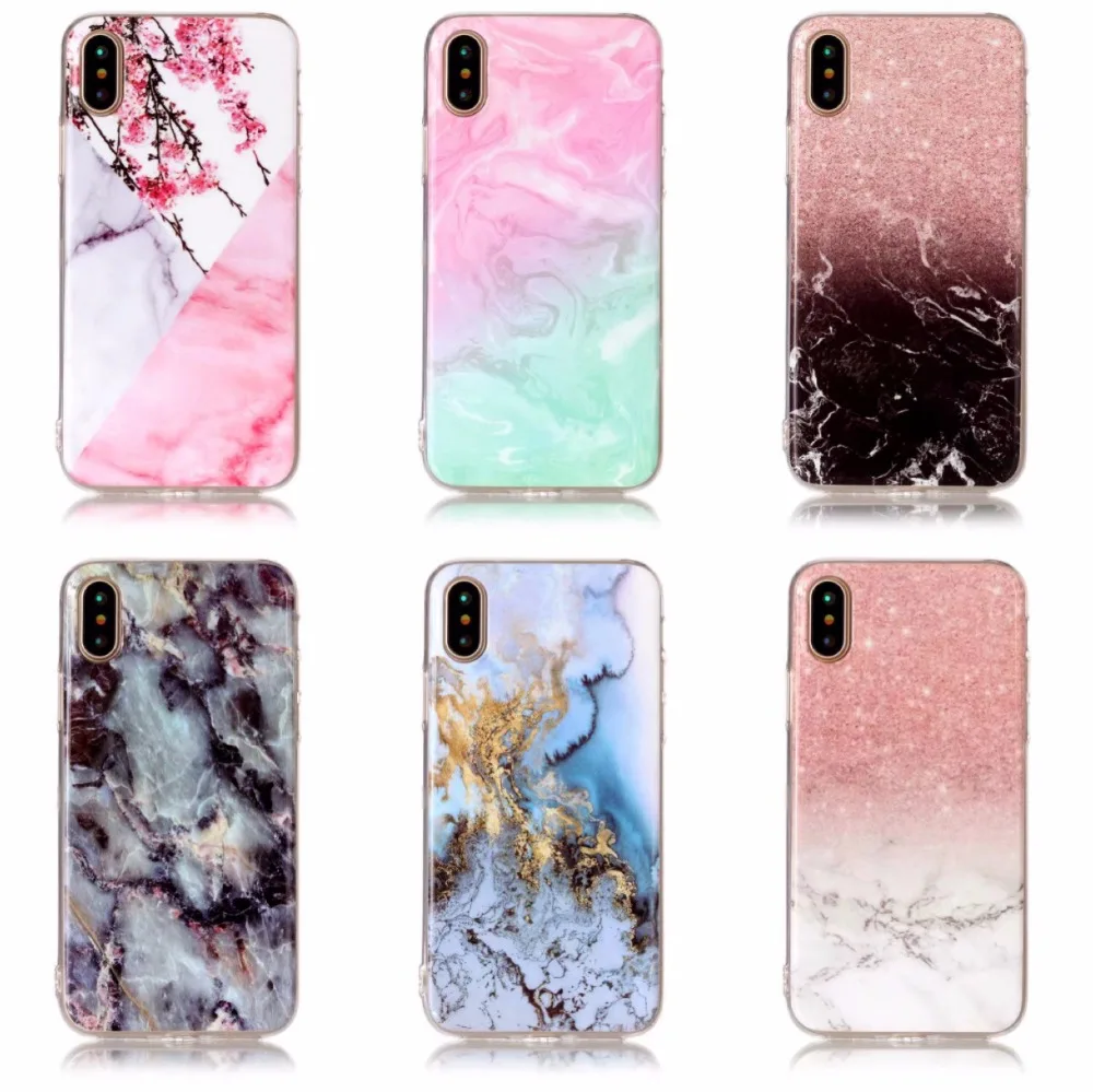 Skzj для Iphone 4 4s 5s 5 SE 6 6S 8 6/7/8 plus X Гранит скраб мраморный камень изображения окрашена