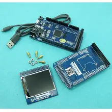 Lcd-2000 Development Kit 9225 с МЕГА 2560 ATmega 25t60 R3 кабель Micro USB и 2," TFT lcd дисплей TFT lcd PCB комплекты адаптеров