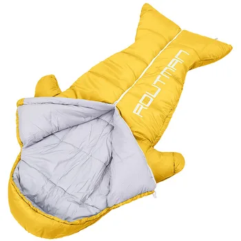 

Children's sleeping bags seasons outdoor thickening warm cotton sleeping bag indoor fish style kids sleeping bag