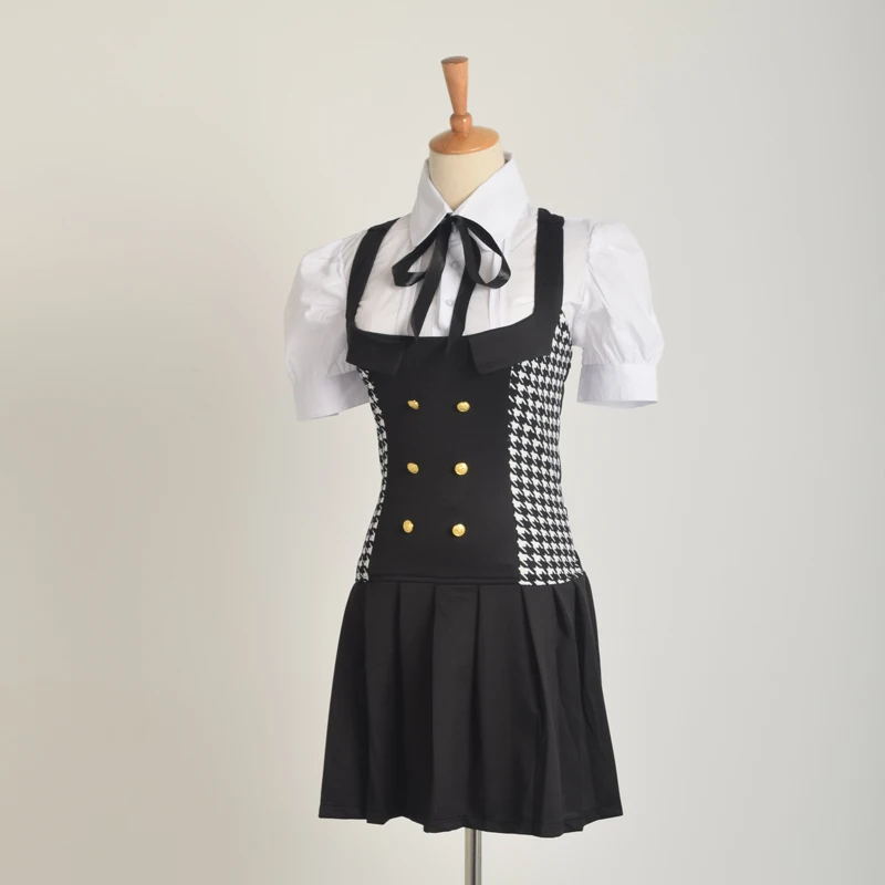 

Inu x Boku SS Cosplay Costume Anime Roromiya Karuta School Uniform Dress with Necktie Halloween Gifts (Two Versions)