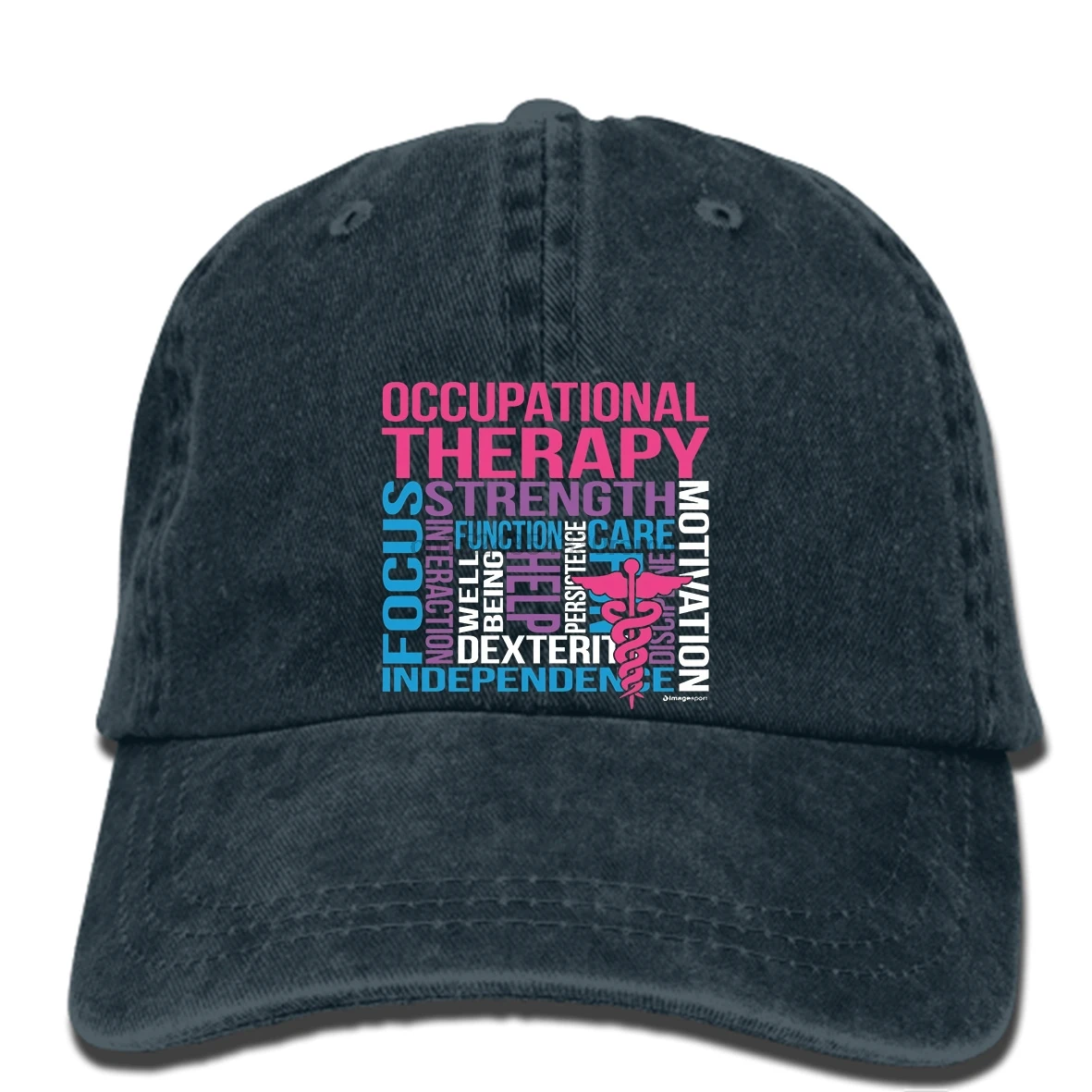 Бейсбольные кепки в стиле хип-хоп для профессиональной терапии