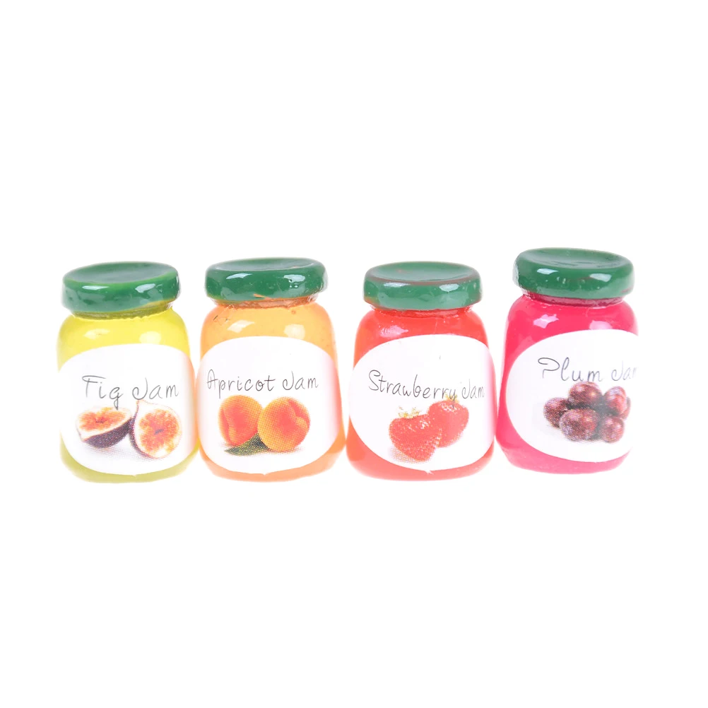 Кукольный миниатюрный дом Jams кухня с 4 бутылками кукольный домик сделай сам еда