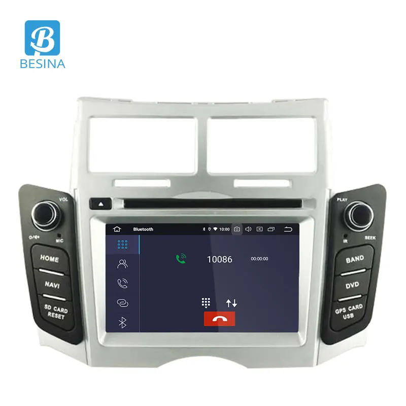 Top Besina Android 9.0 Car DVD Player For Toyota Yaris 2005 2006 2007 2008 2009 2010 2011 Multimedia GPS Navi Stereo 2 Din Car Radio 3