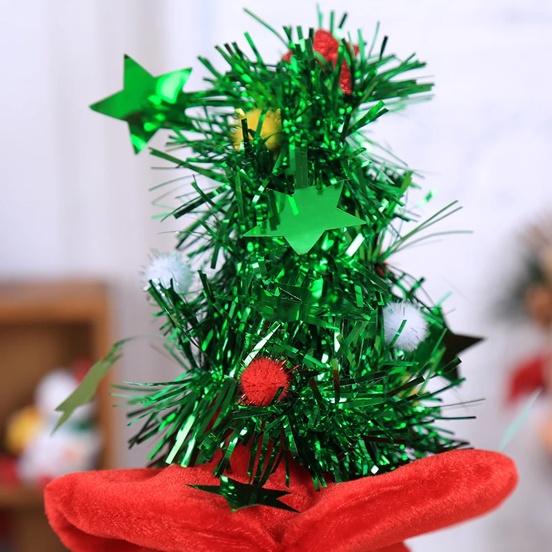Рождественская елка обруч для волос с оленьими рогами Рождество Санта-повязка на голову обруч