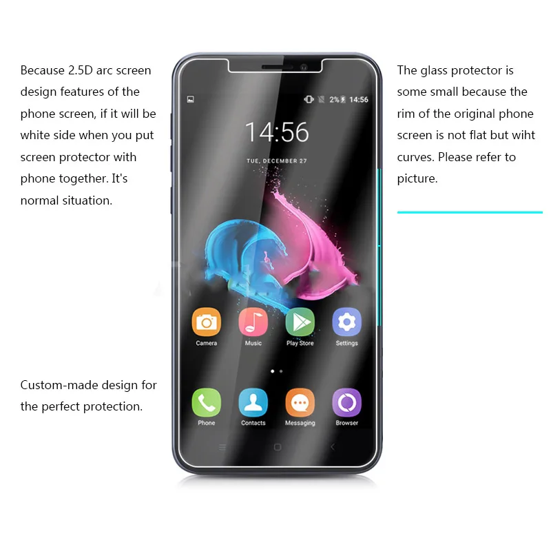 Закаленное стекло HOPELF для Oukitel U20 Plus 2 шт. защитная пленка экрана телефона