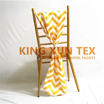 

Chiavari Chevron Satin Chair Sash With Buckle For Banquet Wedding Decoration Free Shipping