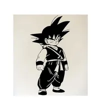Japanese anime Dragon Ball Goku comic cartoon wall decal home children's room Anime fans decorative vinyl wall sticker LZ01 car sticker japanese cartoon fans seed gundam raiser vinyl wall stickers decal decor home decoration