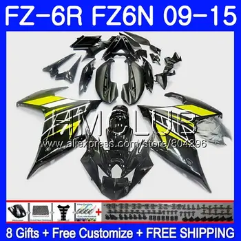 

Body For YAMAHA FZ6N FZ6 R FZ6R 09 10 11 12 13 14 15 105HM15 FZ-6R FZ 6R Yellow white 2009 2010 2011 2012 2013 2014 2015 Fairing
