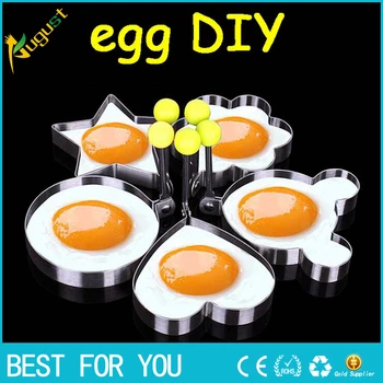 

100pcs/lot Stainless Steel Fried Egg Mold Pancake Mold cooking tools Kitchen Tools Pancake Rings Cooking Egg Mold styling tools