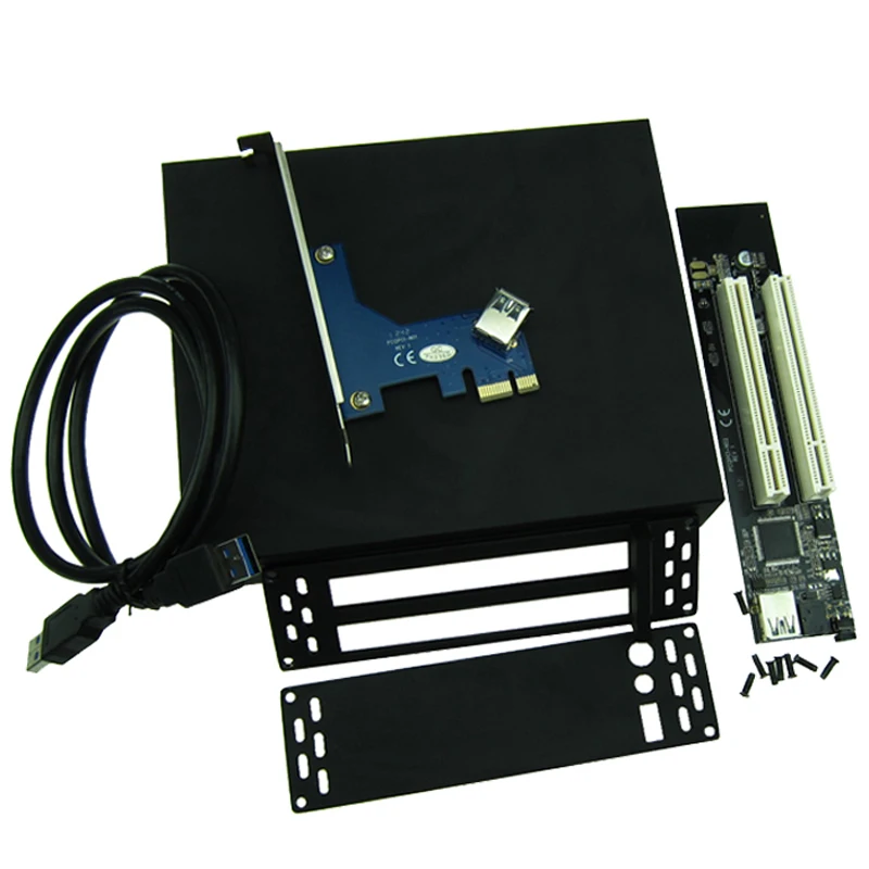 Pci Express X4 X8 X16 к адаптер Pcie 2 слот карты с usb 3 0 удлинитель концентратора кабель для
