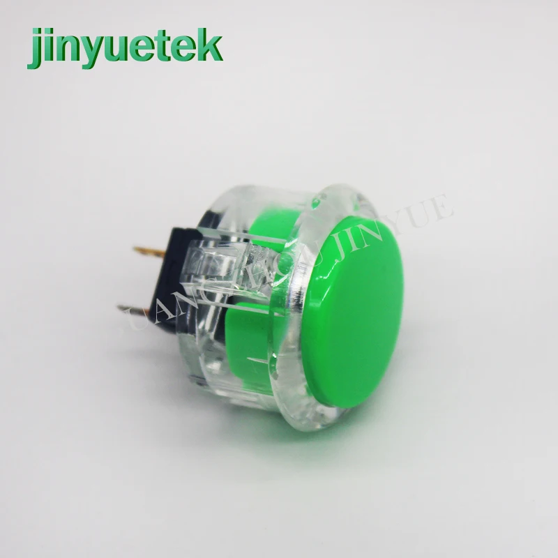 30 мм комплект аркадные кнопки Sanwa 5 в led игровой автомат Clear Edge кнопка кристалл для Jamma DIY аркадный джойстик