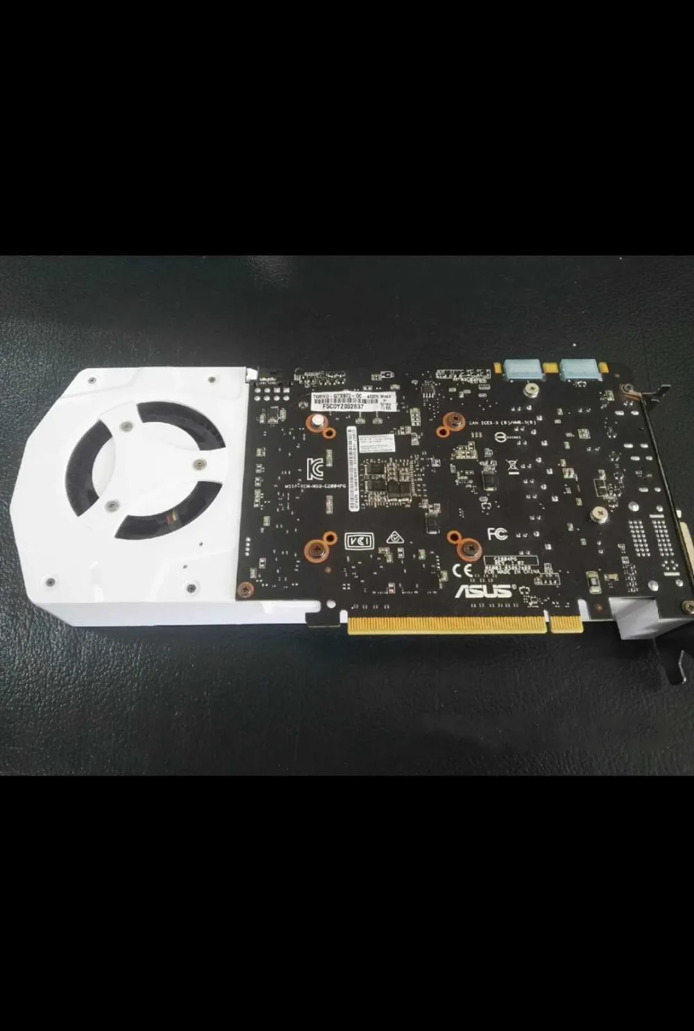  Usedoriginal Asus GTX970 4GB GDDR5 256BIT game graphics card TURBO-GTX970-OC-4GD5