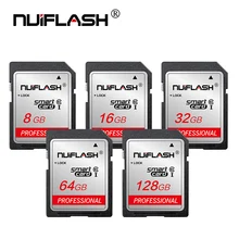 Nuiflash micro SD карта 8 ГБ 16 ГБ 32 ГБ класс 10 SDHC TF карта 64 Гб 128 Гб класс 10 SDXC карта памяти для камеры