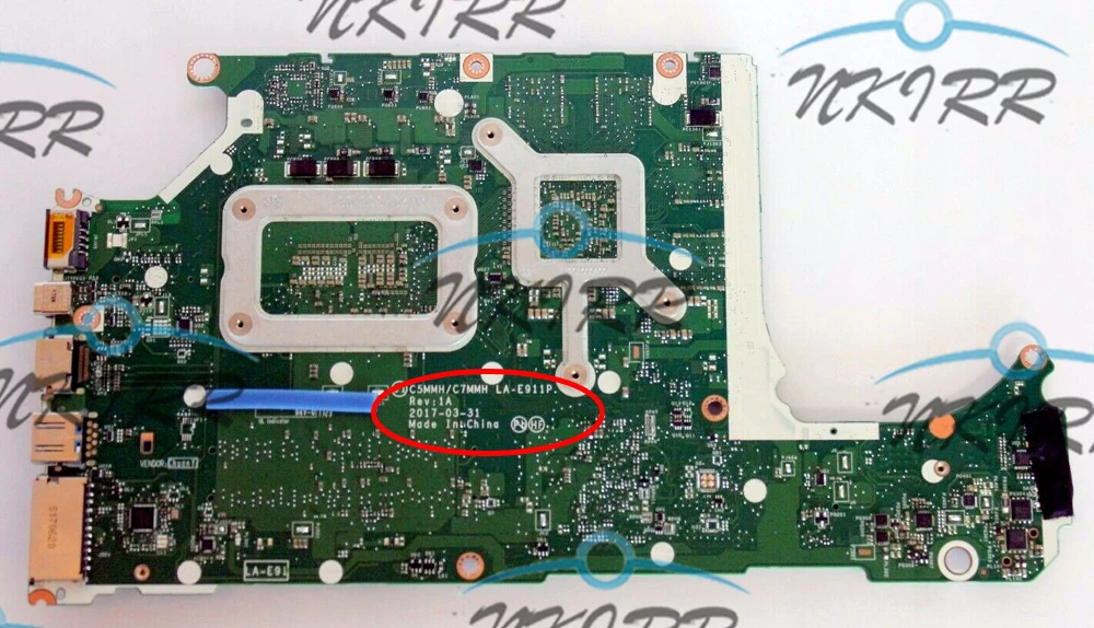 C5MMH/C7MMH LA E911P I5 7300HQ GTX 1050M 4G NBQ2Q11003 MBDUMMY075 материнская плата для Acer деталь нитро