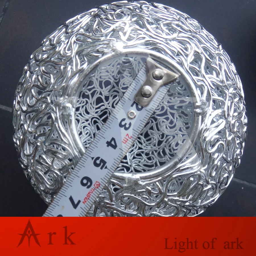 Ковчег светильник алюминиевый шар абажур серебряная крышка лампы
