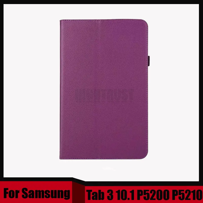 

3 in 1 PU Leather Protective Skin Cover For Samsung Galaxy Tab 3 10.1 P5200 P5210 + Stylus + Screen Film